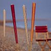 Small picture of Four striped garden flares